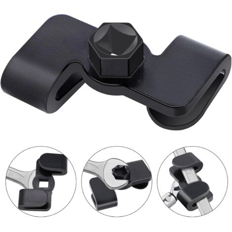 Adaptador de llave de extensión universal para barra rompedora y llave de extensión descentrada, extensor de llave para barras rompedoras con impulsor de 1/5,1 cm/impulso hexagonal de 21 mm, reparació