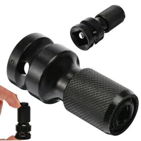 Adaptador de llave de tubo hexagonal de 1/2" a 1/4"