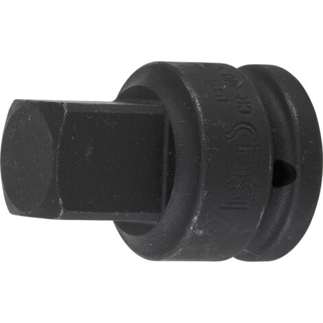 Adaptador de llave de vaso de impacto  cuadrado interior 20 mm (3/4") - cuadrado exterior 25 mm (1")