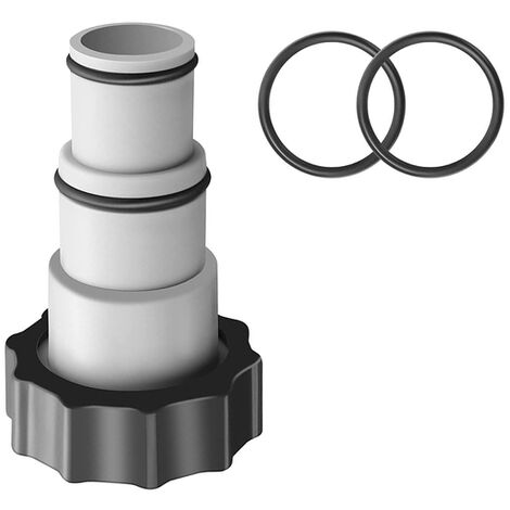 Adaptador de manguera de repuesto A W/Collar para bombas de conexión roscadas para válvula de émbolo, drenaje de piscina, accesorios de reemplazo,white,CN