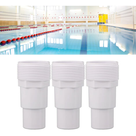 Adaptador de manguera para filtros de piscina – Compatible con SPX1091Z7 y SPX1091Z4 – 3 piezas, plástico, 46 mm