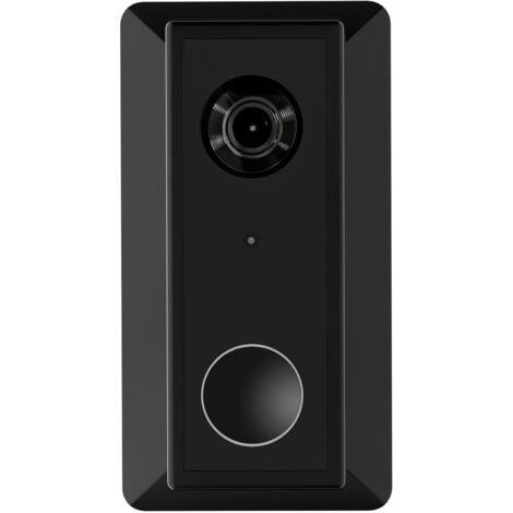Adaptador de pared con ángulos de inclinación ajustables de 35° a la izquierda y 35° a la derecha, compatible con el timbre de video Eufy 2K, ABS negro, kit de instalación ajustable.