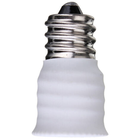 Adaptador de portalámparas LED E12 a E14 – Convertidor de base, fácil de instalar con rosca