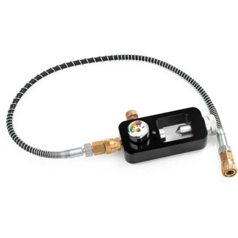 Adaptador de recarga de tanque de buceo para exteriores fácil de instalar Adaptador de cilindro de oxígeno Accesorio práctico para buceo al aire libre con manguera