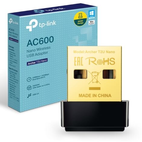 Adaptador de Red TP-Link Archer T2U Nano