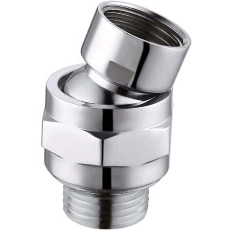 Adaptador de rótula, cabezal de ducha, cabezal de ducha de lluvia, adaptador de rótula, cabezal de ducha giratorio, adaptador de esquina de ducha, adecuado para conectar cabezales de ducha y más.