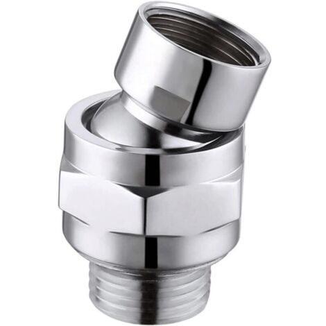 Adaptador de rótula, cabezal de ducha, cabezal de ducha de lluvia, adaptador de rótula, cabezal de ducha giratorio, adaptador de esquina de ducha, adecuado para conectar cabezales de ducha y más.