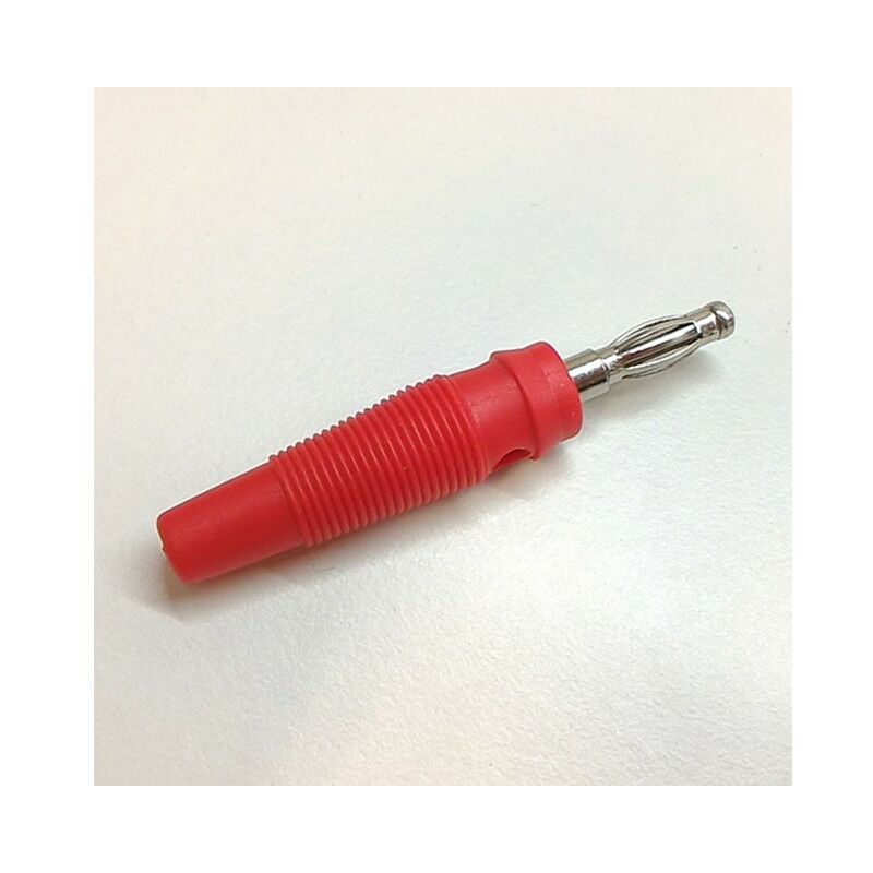 

Adaptador de seguridad 4mm rojo