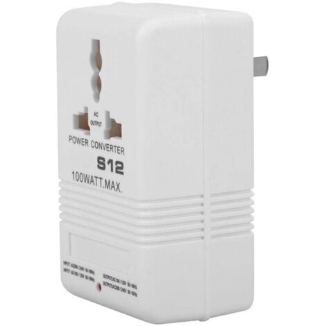 Adaptador de viaje KZQ, convertidor de voltaje de 100 W, 110 V/120 V a 220 V/240 V, transformador elevador y reductor, para diferentes países (enchufe estándar chino)