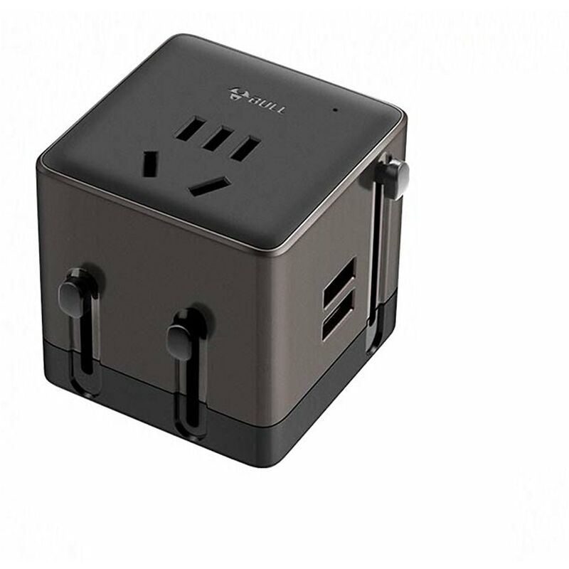 

Adaptador de viaje universal Cargador global con AU EU EE. UU. Reino Unido Enchufe USB Cargador de pared para el hogar Adaptador de corriente Enchufe