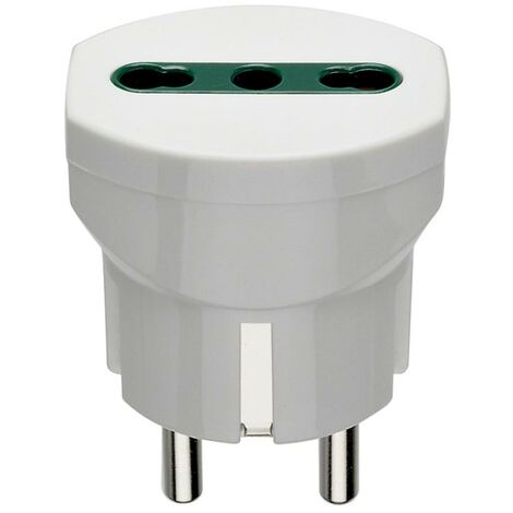 Adaptador de Vimar enchufe alemán scuko bipresa 16A 00301.B