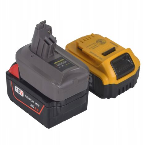 Adaptador Dewalt/Milwaukee para batería Dyson V6/V7/V8