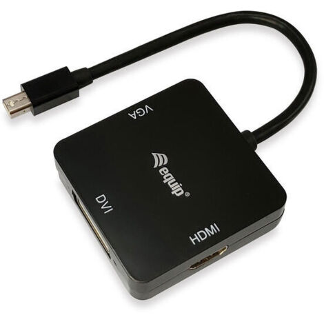 Adaptador Display Port a HDMI/VGA Equip NA
