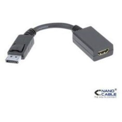 Adaptador DisplayPort a HDMI NANOCABLE 10.16.0502 15 cm