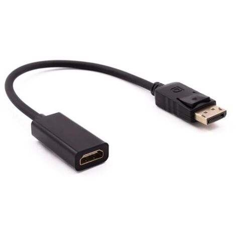 Adaptador DisplayPort a HDMI Nilox NXADAP02 Negro