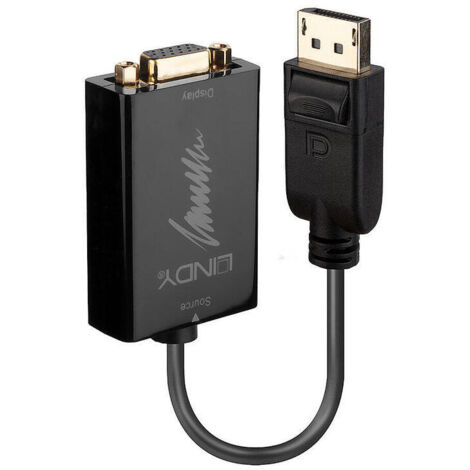 Adaptador DisplayPort a VGA LINDY 41006