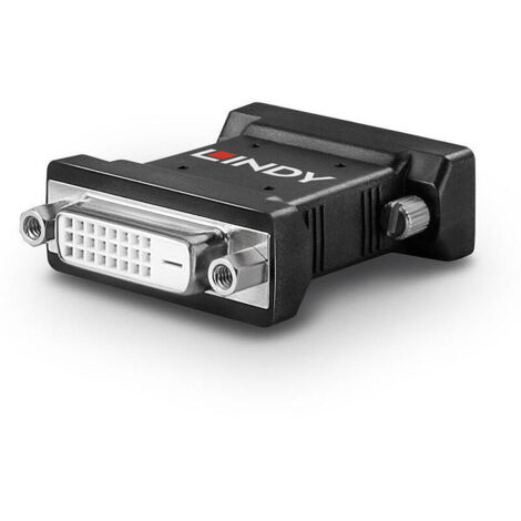 Adaptador DVI LINDY 32122 Negro Multicolor 4002888321228 S7714545 LINDY