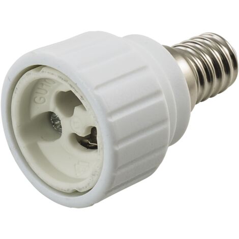 Adaptador E14 para bombilla GU10