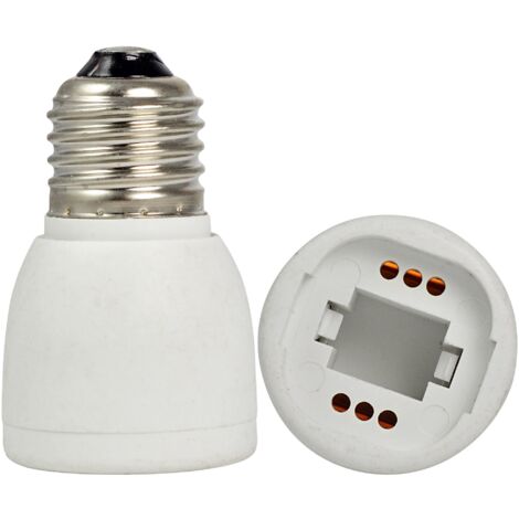 Adaptador E27 a G24  Blanco