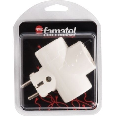 Adaptador elec 120x160x65 tt 16a-250v tri cer/polic bl famat