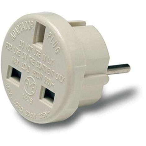 ADAPTADOR ELEC 45X45X45 10A-250V EUR-INGLES POLIC BL FAMAT