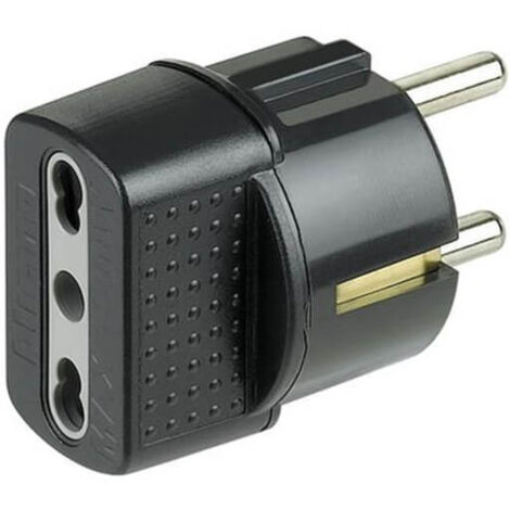 Adaptador Enchufe Schuko Y Toma Bip