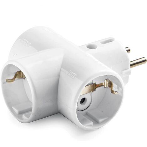 Adaptador enchufe triple TT 16A 250V Famatel 1303
