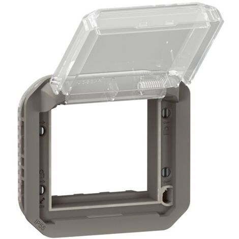 ADAPTADOR ESTANCA PLEXO IP55 PARA FUNCION MOSAICO - ACABADO ANTRACITA PERSIANAS TRANSPARENTE LEGRAND LEG069880L