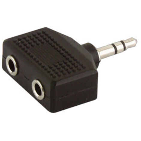 Adaptador estéreo 3.5 mm a doble hembra estéreo 3.5 mm Electro Dh 13.270/BT 8430552101146