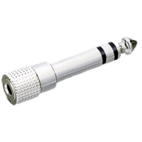 Adaptador estéreo de 6.35 mm a hembra estéreo 3.5 mm Electro Dh 13.310 8430552022441
