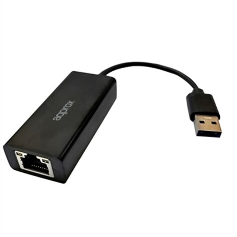 Adaptador Ethernet a USB 2.0 approx APPC07V3 10/100 Negro