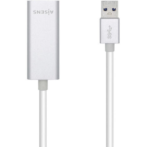 Adaptador Ethernet a USB Aisens A106-0504 15 cm Blanco