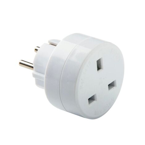 Adaptador europeo-inglés DUOLEC universal. 20 unidades - talla