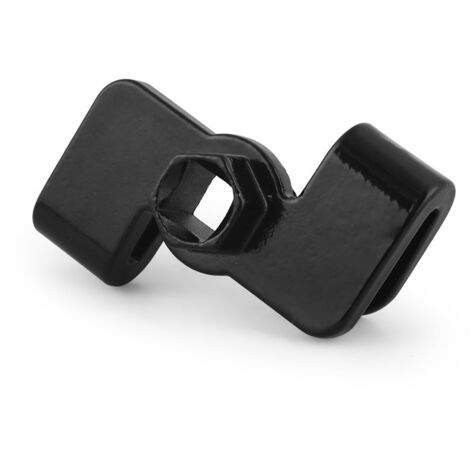 Adaptador extensor de llave universal 49403, accionamiento hexagonal de 1/2 pulgada o 21 mm, cuerpo forjado con tratamiento térmico, extensible, negro.
