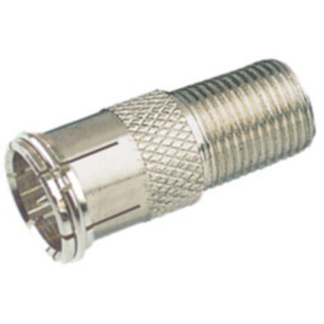 Adaptador F hembra a TV hembra a presión Electro Dh 19.555 8430552058464