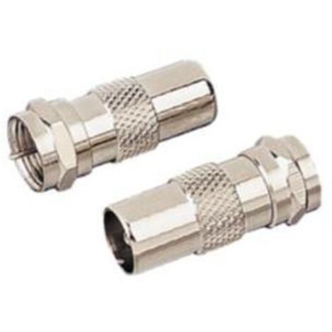Adaptador F macho a TV macho Electro Dh 19.520 8430552058495