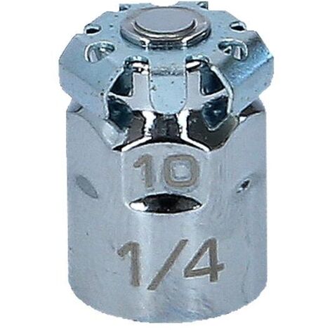 Adaptador GEARplus para bits de 1/4"x10mm