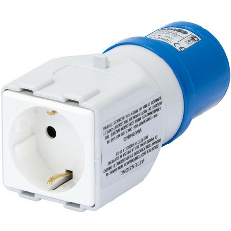Adaptador Gewiss de industrial a civil 2P+E 16A GW64210