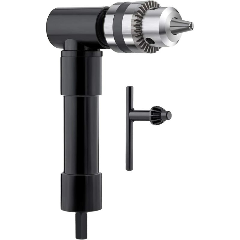 

Adaptador girasol en ángulo recto de 90 grados - Taladro hexagonal con cabeza de metal de 8 mm