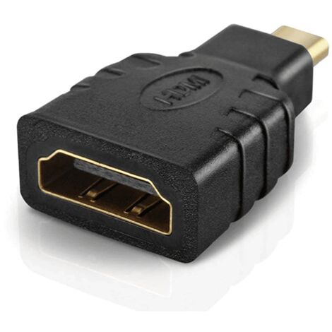 Adaptador HDMI a Micro HDMI D  Negro