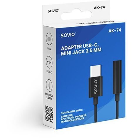 ADAPTADOR HDMI (M)-VGA(H)+MINI JACK 3.5 MM SAVIO