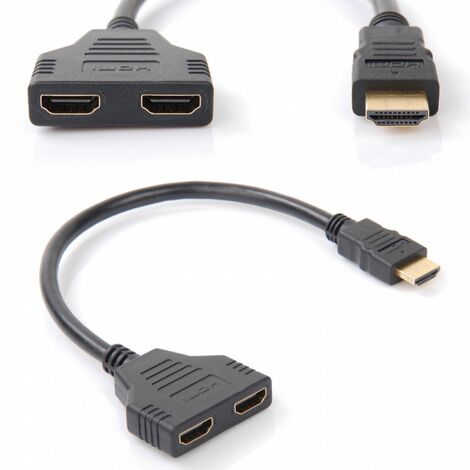 Câble Adaptateur Convertisseur HD Da HDMI Mâle À VGA Audio Jack Linq  Hd-Vga0.3m