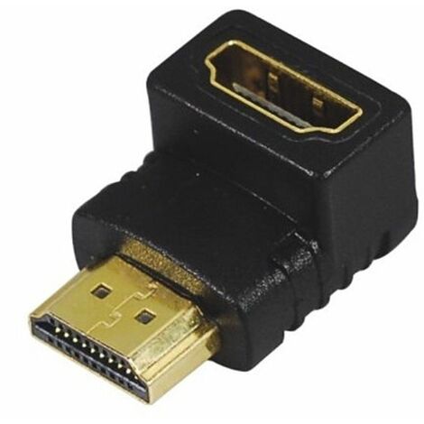 Adaptador HDMI Macho a HDMI Hembra angulo 90º