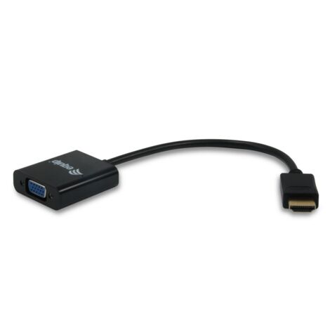 ADAPTADOR HDMI MACHO A VGA HEMBRA CON AUDIO JACK 3.5 EQUIP 11903607