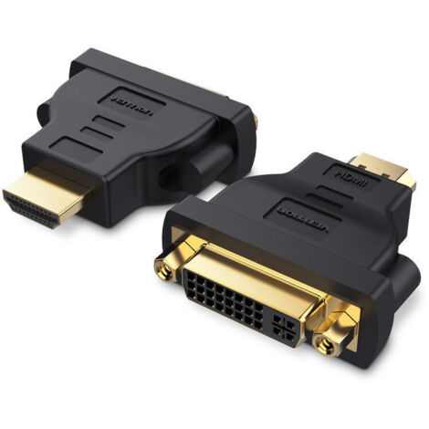 Adaptador HDMI Vention ECCB0/ HDMI Macho - DVI (24+5) Hembra