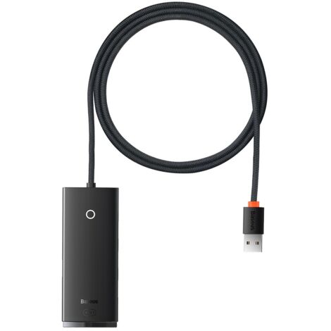 Adaptador HUB USB-A a 4xUSB-A 3.0 5Gb/s Serie Lite negro