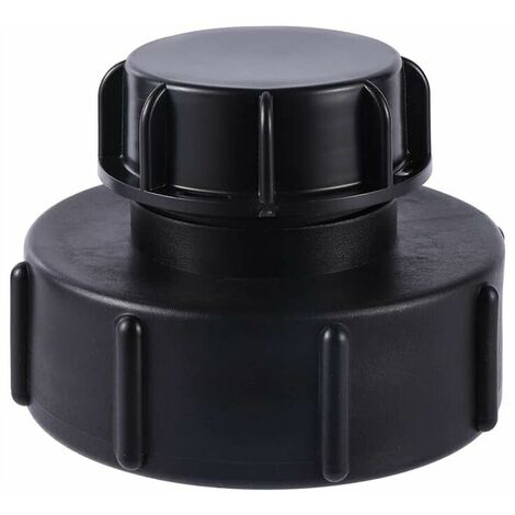 Adaptador IBC S100x8 para S60x6 Redutor Rosca Grossa com Plug Tanque Adaptador de Tanque IBC Adaptador de Torneira Adaptador de Mangueira de Jardim para Tanque de Água da Chuva Válvula de Barril