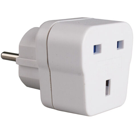 Adaptador ingles con t/tl (para viajar a españa) 13a 4,8mm blanco av1 solera