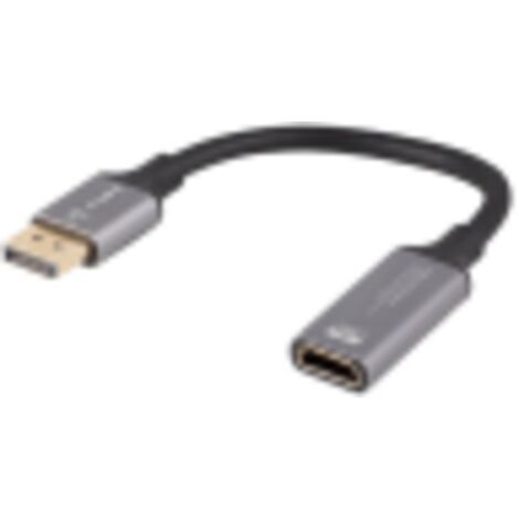 ADAPTADOR LANBERG 4K DISPLAYPORT MACHO/HDMI HEMBRA 20CM