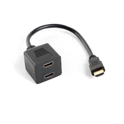 ADAPTADOR LANBERG HDMI MACHO/HDMI HEMBRA X2 SPLITTER 20CM